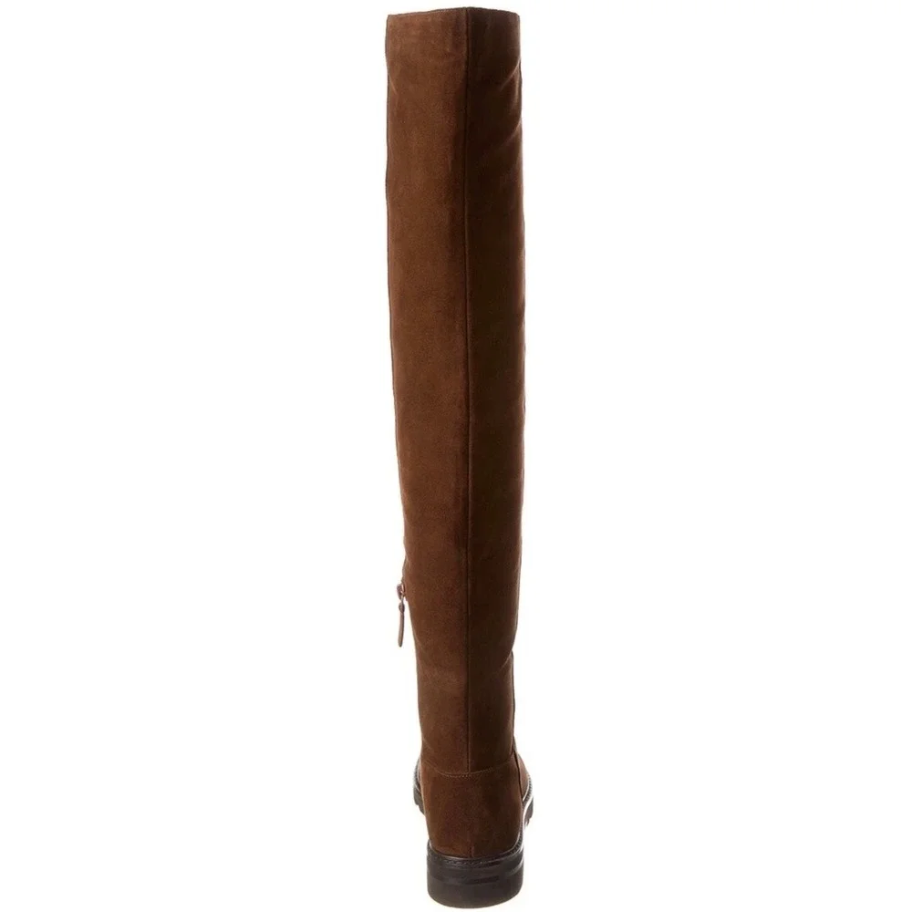 Stuart Weitzman Chicago Over The Knee Boots Espresso Suede Women's 9 NWT Luxury